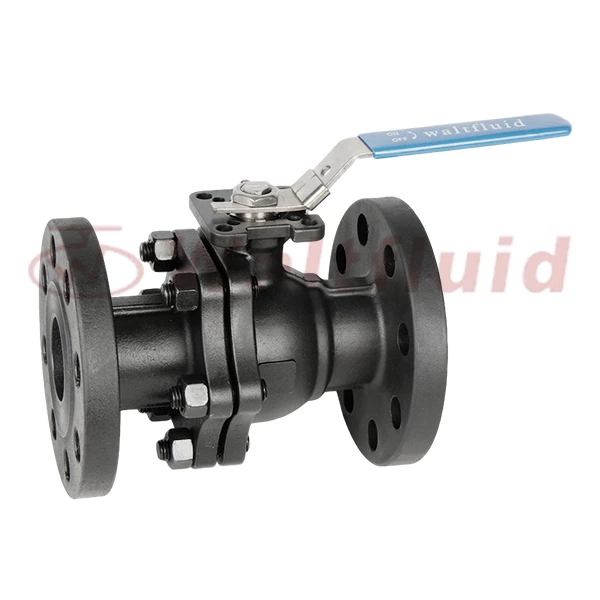 2-PC Carbon Steel Ball Valve Full Port,Flange  End 300Lb ISO5211-Direct Mount Pad