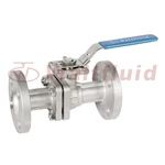 2-PC Stainless Steel Ball Valve Full Port,Flange  End 600Lb ISO5211-Direct Mount Pad