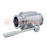 Sanitary Hygienic Stainless Steel Straight Clamped Ball Valves