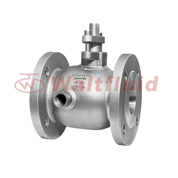 Integrated BQ41F DN100 2-way Stainless Steel Heat Preservation Insulated Flange Ball Valve