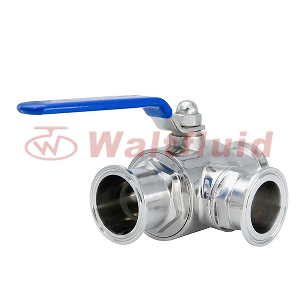Stainless Steel Sanitary Straight Two Ways Manual Ball Valves